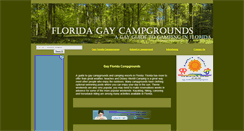Desktop Screenshot of floridagaycampgrounds.com
