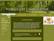 Tablet Screenshot of floridagaycampgrounds.com